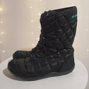 Columbia Crystal Quilted 200g Thermal Coil Mid Waterproof Snow Boots Womens 6